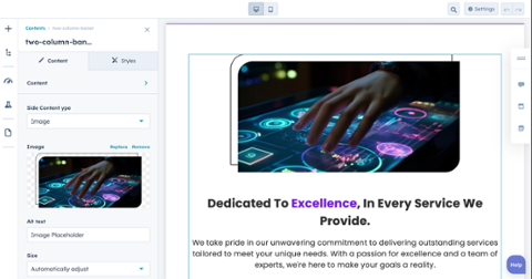Customize each module without coding